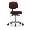 Blue Ridge Ergonomics Desk Stool, Fabric, Bk Chrome, Casters, Bur -Kitchen & Dining Furniture Sales Store Z0tx9 ocpIx