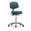 Blue Ridge Ergonomics Bench Stool, Med, Fabric, Bk Chrom, Cast, Blu -Kitchen & Dining Furniture Sales Store Z0tx90qcpIx