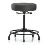 Blue Ridge Ergonomics Bench Stool, Hi, Vinyl, RT, Glides, Gry -Kitchen & Dining Furniture Sales Store Z0tx9wlcpIx