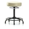 Blue Ridge Ergonomics Bench Stool, Hi, Vinyl, RT, Glides, Wht -Kitchen & Dining Furniture Sales Store Z0tx9wocpIx