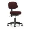Blue Ridge Ergonomics Desk Stool, Fabric, Bk, Glides, Bur -Kitchen & Dining Furniture Sales Store Z0txB kcpIx