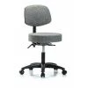 Blue Ridge Ergonomics Desk Stool, Fabric, Bk, Tilt Casters, Gry -Kitchen & Dining Furniture Sales Store Z0txBzicpIx 1