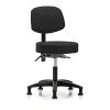 Blue Ridge Ergonomics Desk Stool, Fabric, Bk, Tilt Glides, Blk -Kitchen & Dining Furniture Sales Store Z0txBzlcpIx
