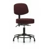 Blue Ridge Ergonomics Ben Stool, Med, Fab, Bk, RT, Tilt, Gld, Bur