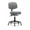 Blue Ridge Ergonomics Ben Stool, Med, Fab, Bk, RT, Tilt, Gld, Gry -Kitchen & Dining Furniture Sales Store Z0txFtpcpIx