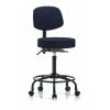 Blue Ridge Ergonomics Ben Stool, Hi, Fab, Bk, RT, Tilt, Cast, Nav -Kitchen & Dining Furniture Sales Store Z0txFvlcpIx