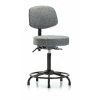 Blue Ridge Ergonomics Ben Stool, Hi, Fab, Bk, RT, Tilt, Gld, Gry -Kitchen & Dining Furniture Sales Store Z0txFvpcpIx