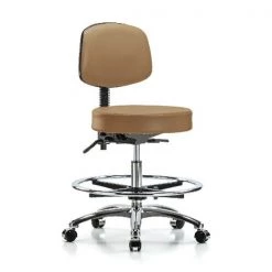 Blue Ridge Ergonomics Ben Stool, Med, Vin, Bk, CF, Cast, Taupe