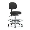 Blue Ridge Ergonomics Ben Stool, Med, Vin, Bk Chrome, CF, Gld, BLK -Kitchen & Dining Furniture Sales Store Z0txKyicpIx