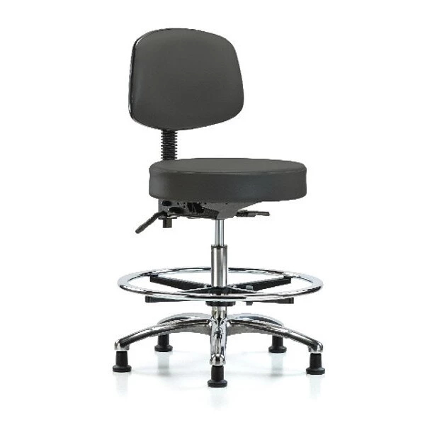 Blue Ridge Ergonomics Ben Stool, Med, Vin, Bk Chrome, CF, Gld, Gry 3 Blue Ridge Ergonomics Ben Stool, Med, Vin, Bk Chrome, CF, Gld, Gry