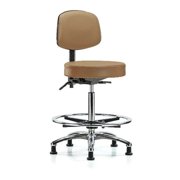 Blue Ridge Ergonomics Ben Stool, Hi, Vin, Bk, Chrome, CF, Gld, Taupe 3 Blue Ridge Ergonomics Ben Stool, Hi, Vin, Bk, Chrome, CF, Gld, Taupe