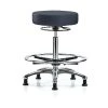 Blue Ridge Ergonomics Bench Stool, Hi, Chrm, Vinyl, CF, Glid, Nav 2 Blue Ridge Ergonomics Bench Stool, Hi, Chrm, Vinyl, CF, Glid, Nav -Kitchen & Dining Furniture Sales Store Z0tx 0pcpIx