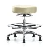 Blue Ridge Ergonomics Bench Stool, Med, Vin, Chrm, CF, Glides, Wht -Kitchen & Dining Furniture Sales Store Z0tx tpcpIx