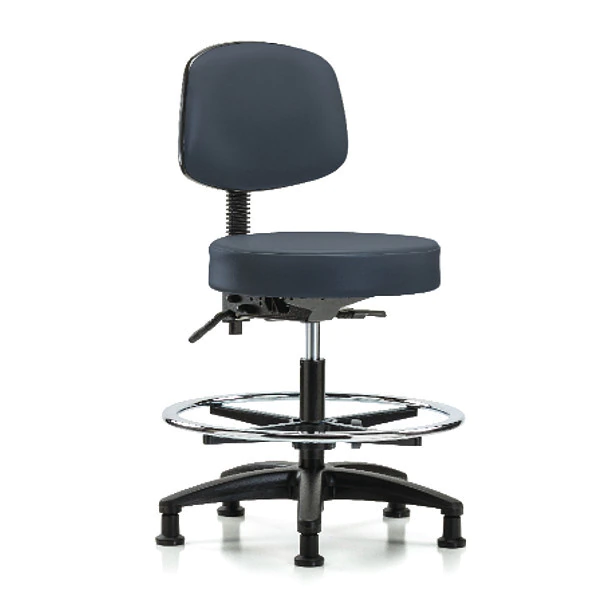 Blue Ridge Ergonomics Bench Stool, Med, Vin, Bk, Tilt, CF, Gld, Nav 3 Blue Ridge Ergonomics Bench Stool, Med, Vin, Bk, Tilt, CF, Gld, Nav