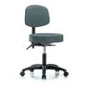 Blue Ridge Ergonomics Desk Stool, Vinyl, Bk, Casters, Blu 2 Blue Ridge Ergonomics Desk Stool, Vinyl, Bk, Casters, Blu -Kitchen & Dining Furniture Sales Store Z0tyy mcpIx