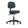Blue Ridge Ergonomics Desk Stool, Vinyl, Bk, Tilt Casters, Nav -Kitchen & Dining Furniture Sales Store Z0tyy ocpIx