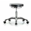 Blue Ridge Ergonomics Poly Desk Stool, Chrome, Casters, Class 10 -Kitchen & Dining Furniture Sales Store Z0tz2wkcpIx