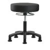 Blue Ridge Ergonomics Desk Mini-Stools, Vinyl, Glides, Blk