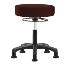 Blue Ridge Ergonomics Desk Mini-Stools, Vinyl, Glides, Burg