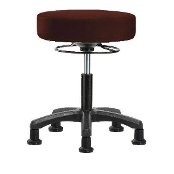 Blue Ridge Ergonomics Desk Mini-Stools, Vinyl, Glides, Burg 3 Blue Ridge Ergonomics Desk Mini-Stools, Vinyl, Glides, Burg