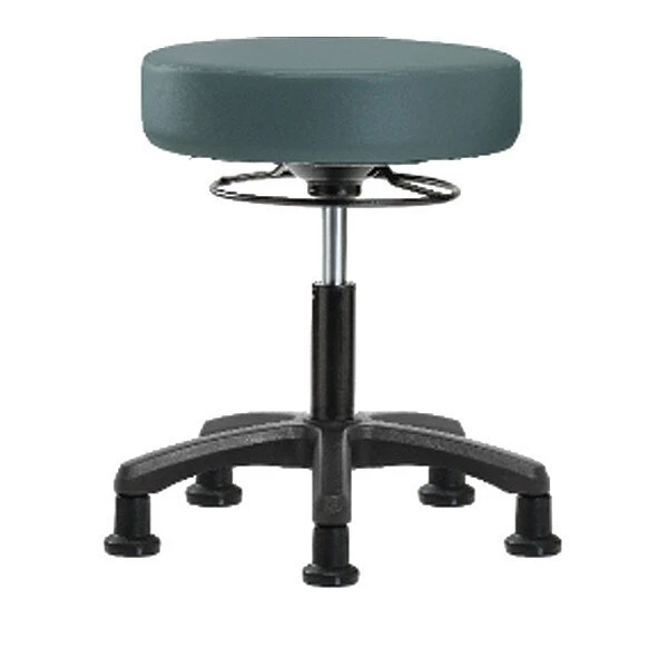 Blue Ridge Ergonomics Desk Mini-Stools, Vinyl, Glides, Blu 3 Blue Ridge Ergonomics Desk Mini-Stools, Vinyl, Glides, Blu