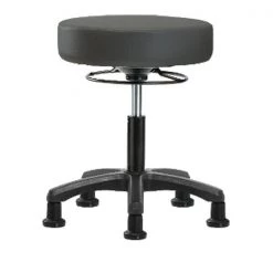 Blue Ridge Ergonomics Desk Mini-Stools, Vinyl, Glides, Gry