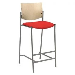 Kfi Stool, Ntrl Back, Fabric Seat, Pmnto