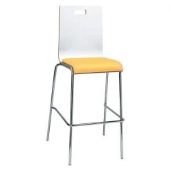 Kfi Barstool, White/Daffodil