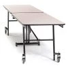 Oklahoma Sound Rectangle Mobile Cafeteria Table, 30" W, 145 L, 29" H, MDF Top, Grey -Kitchen & Dining Furniture Sales Store Z1pw8 pcpEx