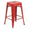 Flash Furniture Stool, 330 lb., Red, 16" Seat W