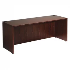 Boss Credenza, 24" D, 71" W, 29" H, Mahogany, Wood