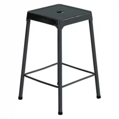 Safco Steel Stool, Bk