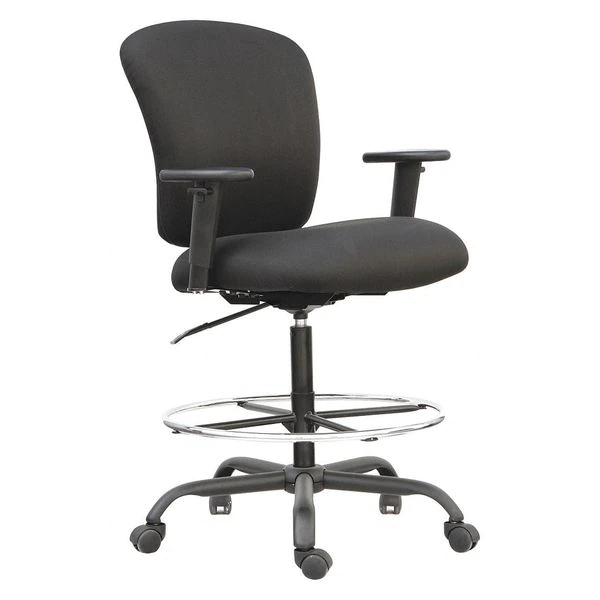 Alera Big and Tall Stool, Black 3 Alera Big and Tall Stool, Black