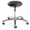 Bevco Soft Poly Backless Stool, 16-21" St Ht., Black, Casters -Kitchen & Dining Furniture Sales Store Z1t67ymcpIx