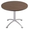 Iland Square CafÃ©Worksâ„¢ Table, Gray - 36" Square x 42"H, 36" W, 36" L, 29" H, Laminated Melamine Top