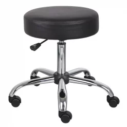 Zoro Select Medical Stool, 26-1/2" H., Steel