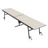 Palmer Hamilton Rectangle Mobile Cafeteria Table, 30" W, 29" H, High Pressure Laminate Top, Gray Glace -Kitchen & Dining Furniture Sales Store Z1u4FypcpEx