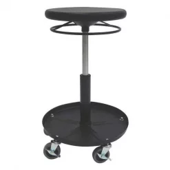 Shopsol Welding Stool, Height Range 18" to 26", Polyurethane Black