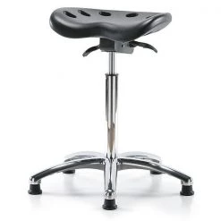 Zoro Select ESD Pneumatic Stool, 300 lb. wt. Cap.