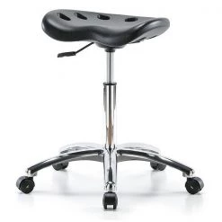 Zoro Select ESD Pneumatic Stool, 300 lb. wt. Cap.