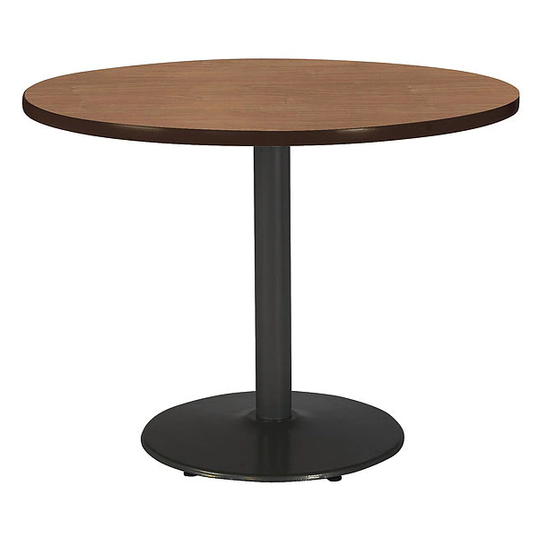 Kfi Round Ped Table, River Cherry/Black, 42"Dx29"H, 29" (Cafe Height) H, HPL Top, River Cherry 3 Kfi Round Ped Table, River Cherry/Black, 42"Dx29"H, 29" (Cafe Height) H, HPL Top, River Cherry