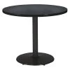 Kfi Round Ped Table, Graph Nebula/Black, 42"Dx29"H, 29" (Cafe Height) H, HPL Top, Graphite Nebula -Kitchen & Dining Furniture Sales Store Z2uu80ocpIx