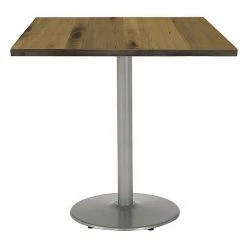 Kfi Square 42 W, 42 L, 41 H, Wood Top, Natural
