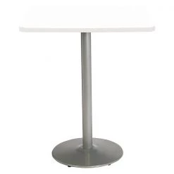 Kfi Square 42 W, 42 L, 42 H, HPL Top, Designer White