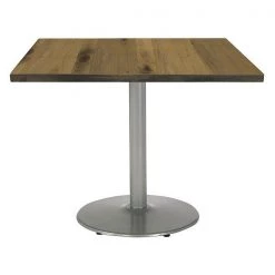 Kfi Square 42 W, 42 L, 29 H, Wood Top, Natural