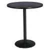 Round KFI 42" Round Breakroom Table with Graphite Nebula Top, Round Black Base, Bistro Height, 42 W -Kitchen & Dining Furniture Sales Store Z2uu9tpcpIx