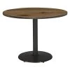 KFI Urban Loft 42" Round Top Breakroom Table, Natural Finish, Round Black Base, Standard Height -Kitchen & Dining Furniture Sales Store Z2uu9uncpIx