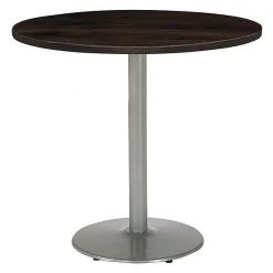 Kfi Round 42 W, 42 L, 41 H, Wood Top, Espresso