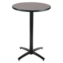 Kfi Round 42 W, 42 L, 42 H, HPL Top, Graphite