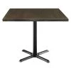 Kfi Square Urban Loft Table, Espresso, 42"x42"x29", 42" W, 42" L, 29" (Cafe Height) H, Wood Top, Espresso